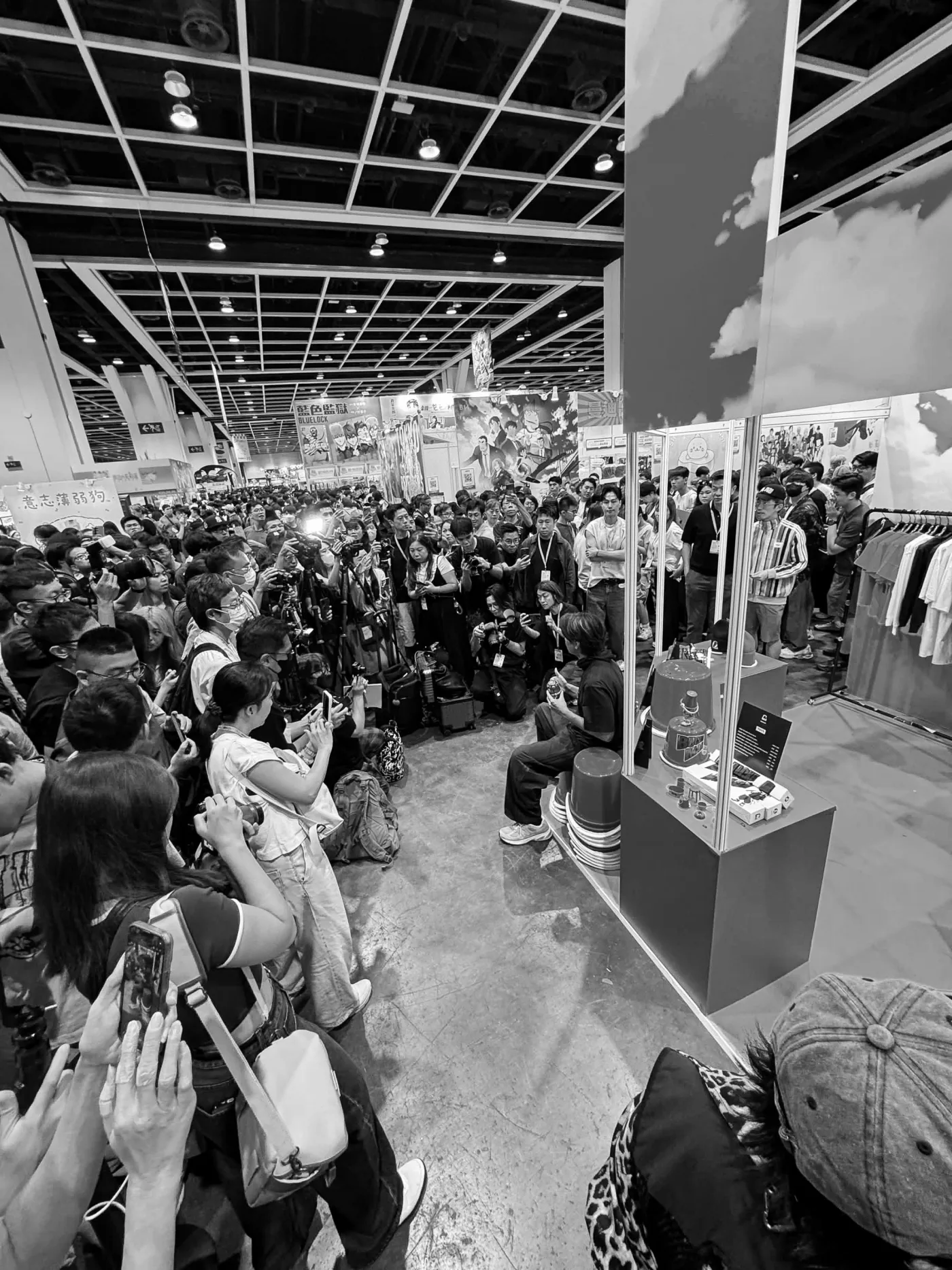 Crowd at the ACGHK 2026 Bucket Man booth